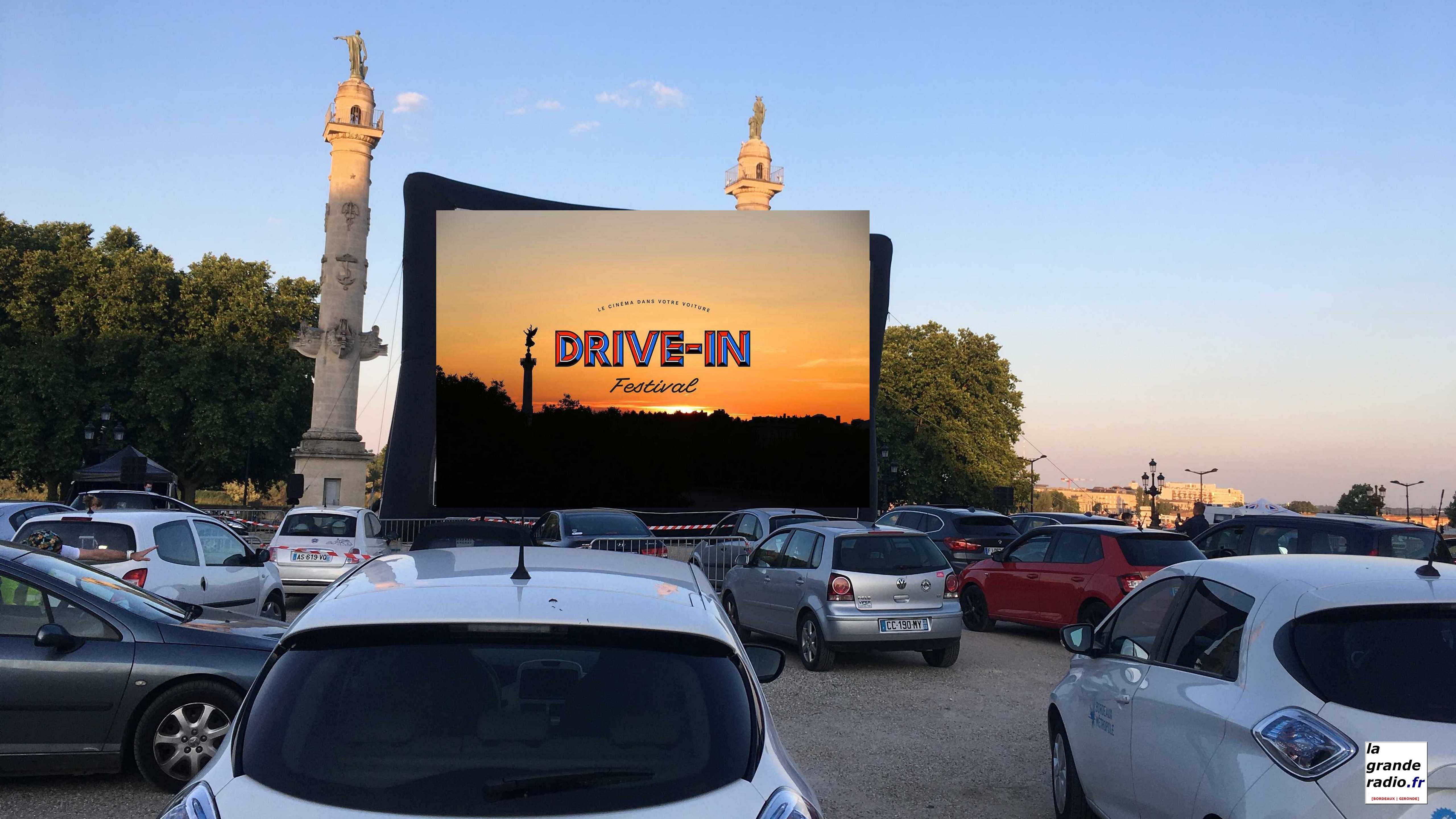 Bordeaux : un drive-in cinéma sur la Place des Quinconces