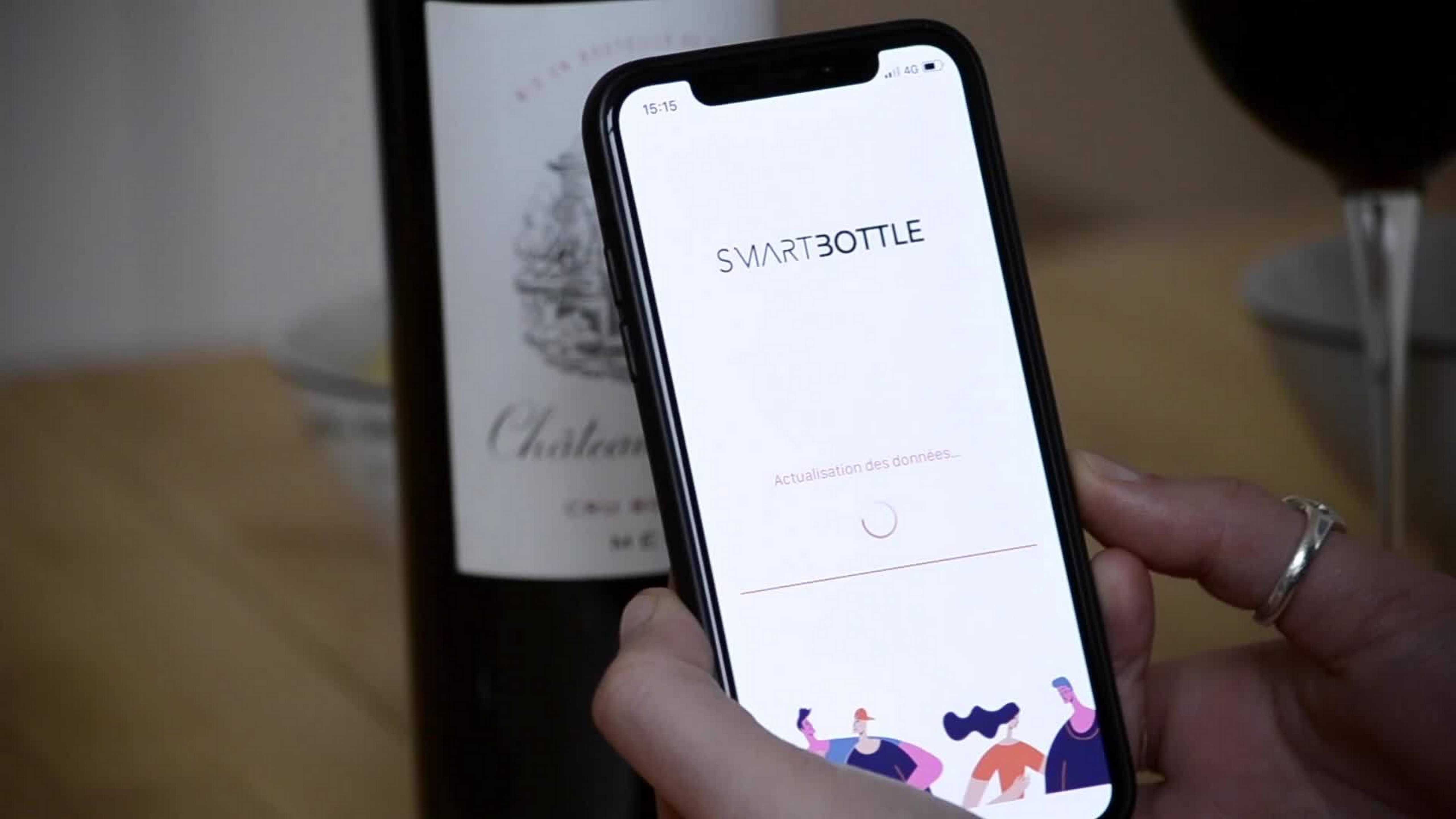 Les bouteilles de vins communiquent grâce à une nouvelle application intelligente : "Smartbottle"