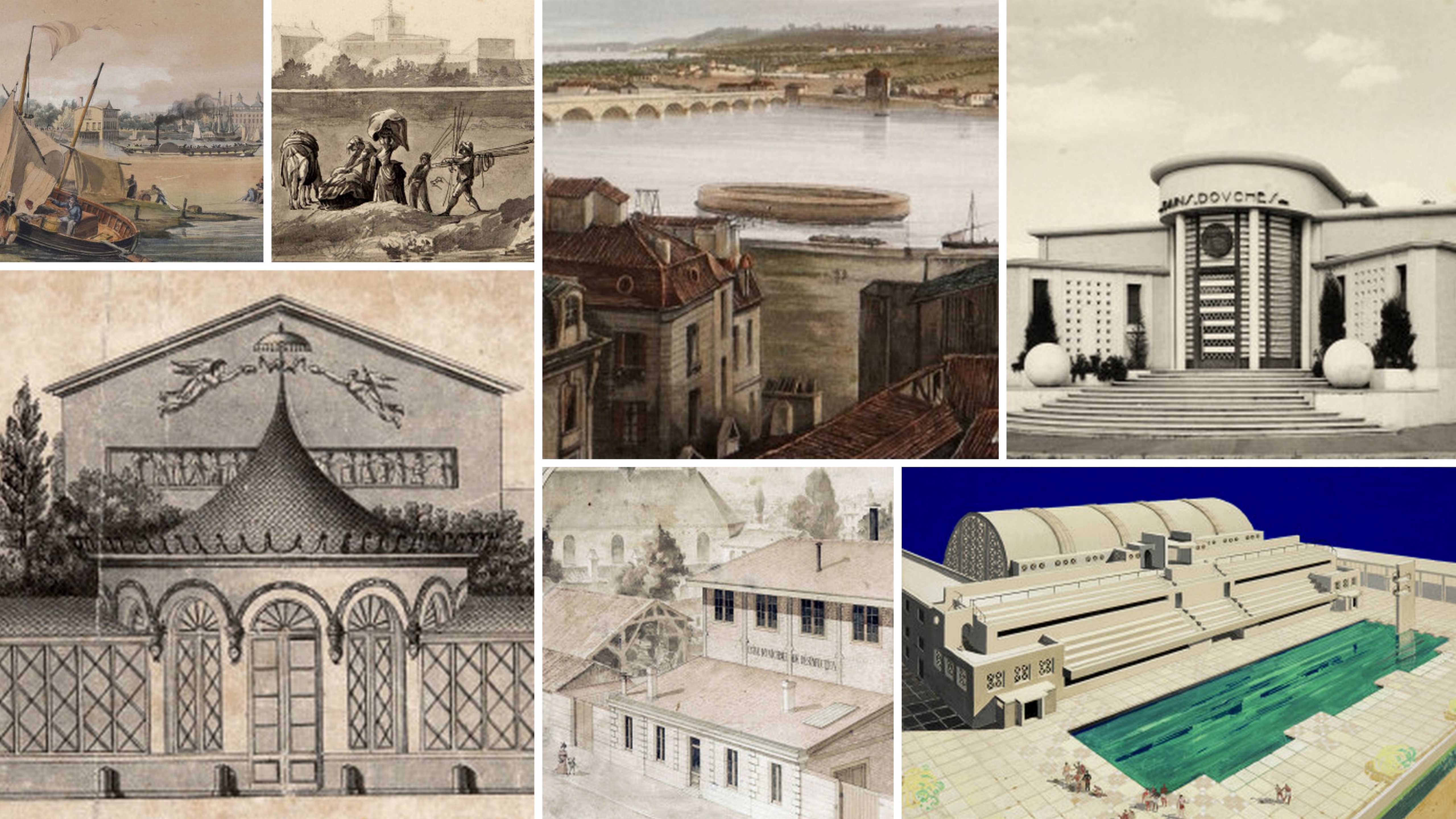 "Bordeaux-les-Bains. Les bienfaits de l'eau. 18e - 20e siècles", un exposition des Archives Bordeaux Métropole