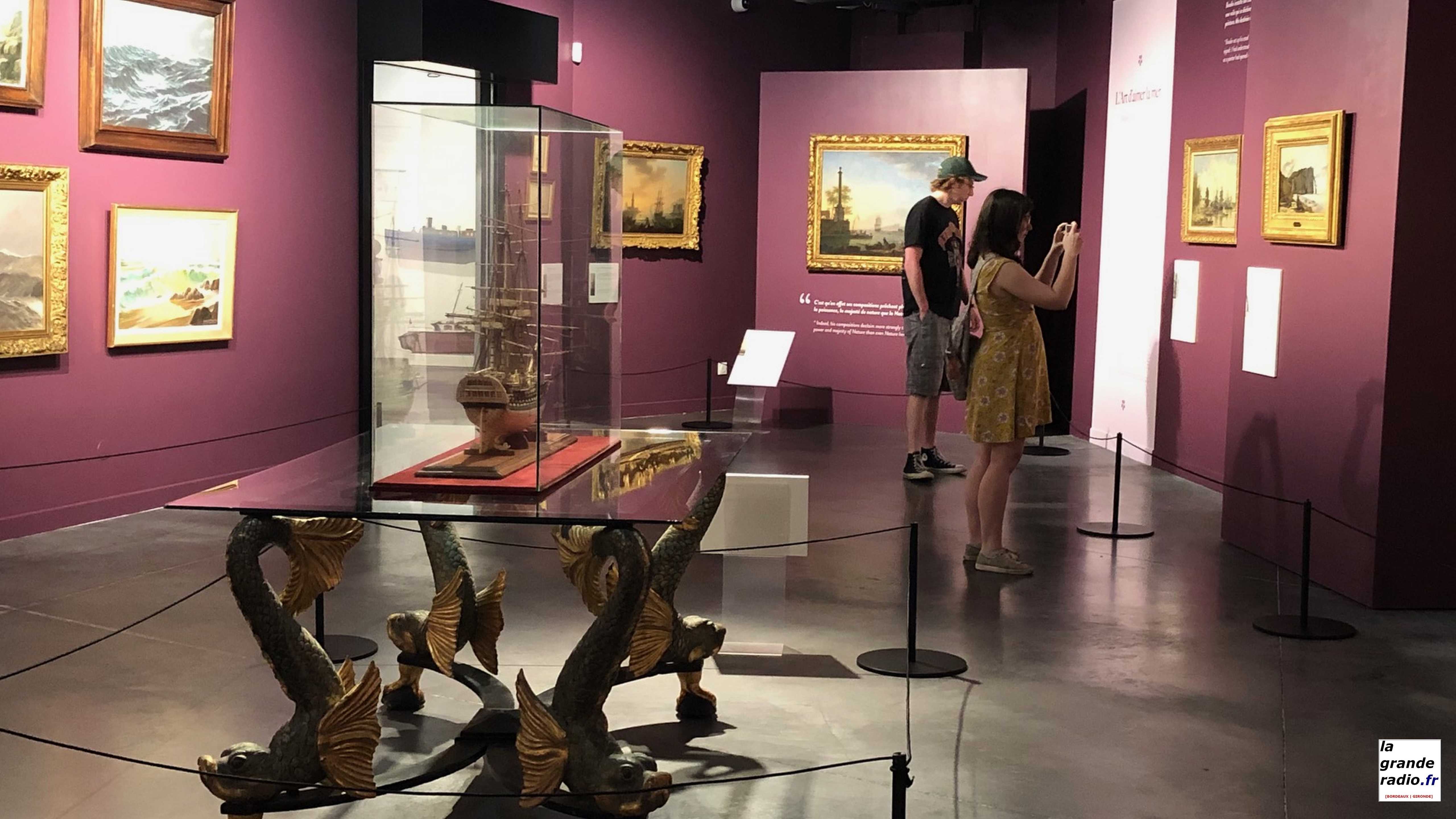 Bordeaux : "La Galerie", nouvelle salle consacrée aux grands maîtres des rivages au Musée Mer Marine